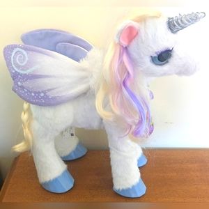 FURREAL FRIENDS STARLILY MY MAGICAL UNICORN FUR REAL HASBRO - WITH STRAWBERRY!
